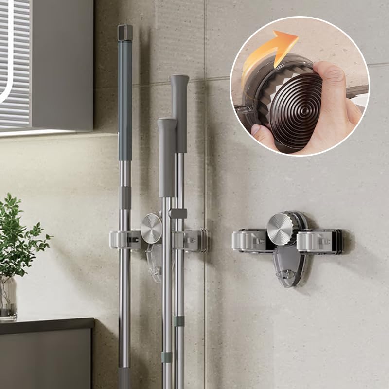 Promptanda Broom Holder Mop Hanger