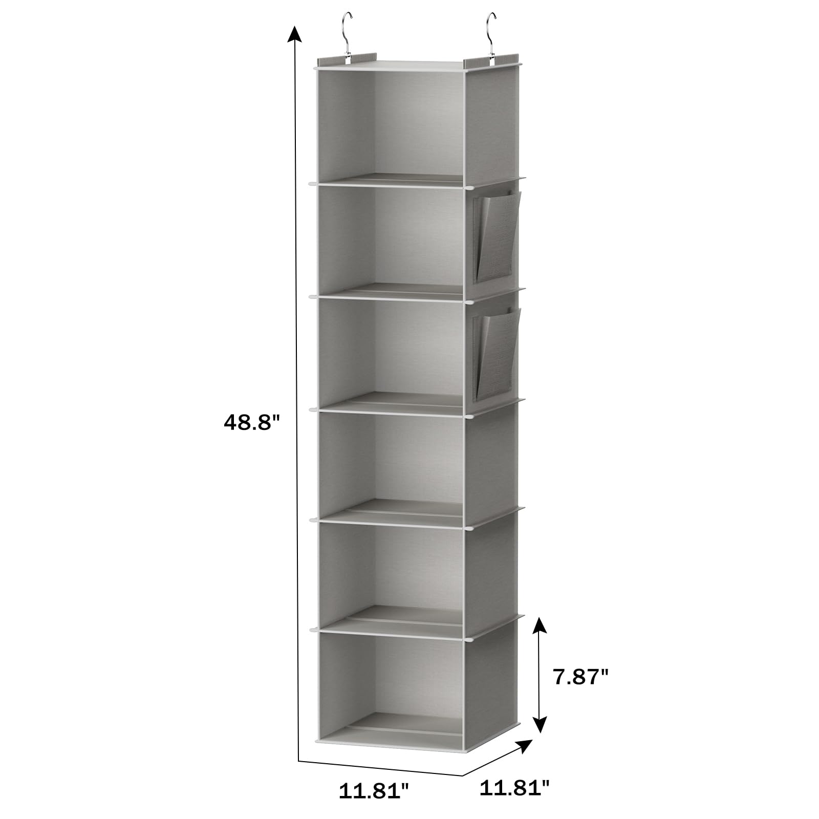 Hanging Closet Organizer and Storage (6 Count)