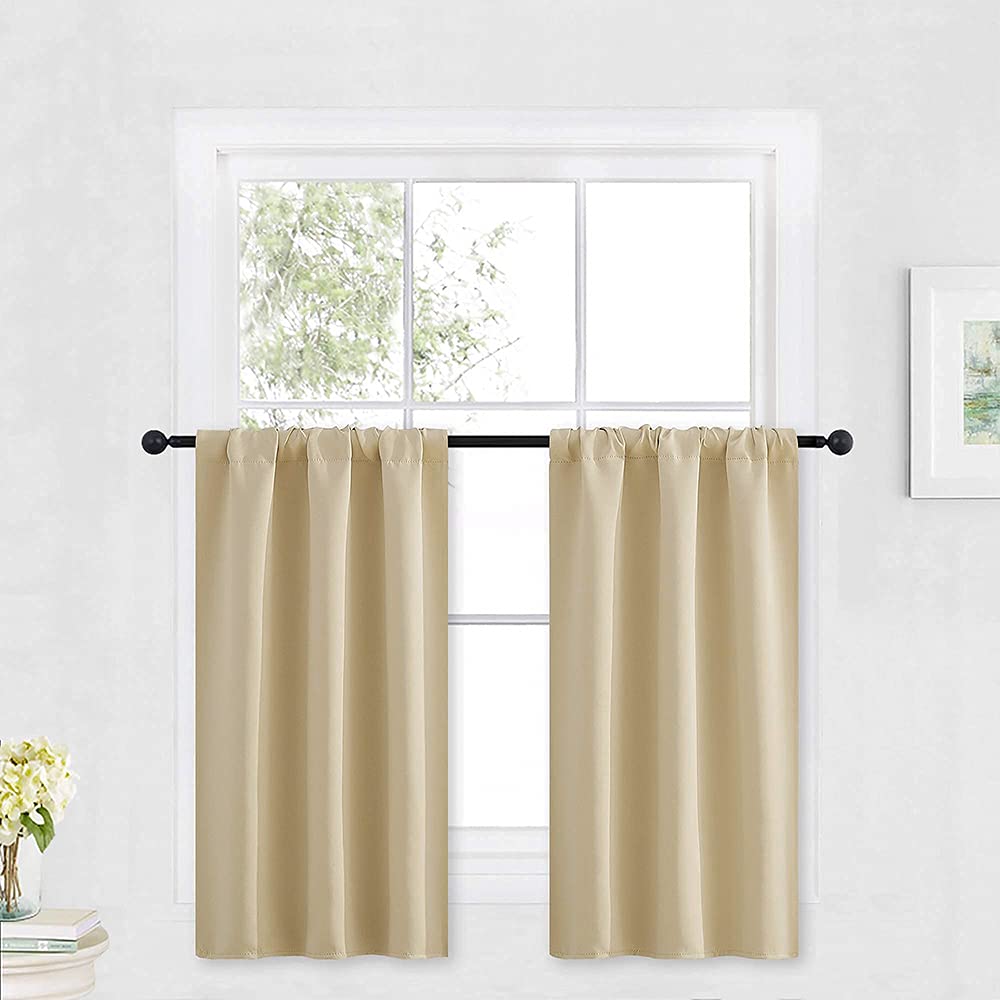 Kitchen Curtains Over Sink 36 inch Length for Cabinet