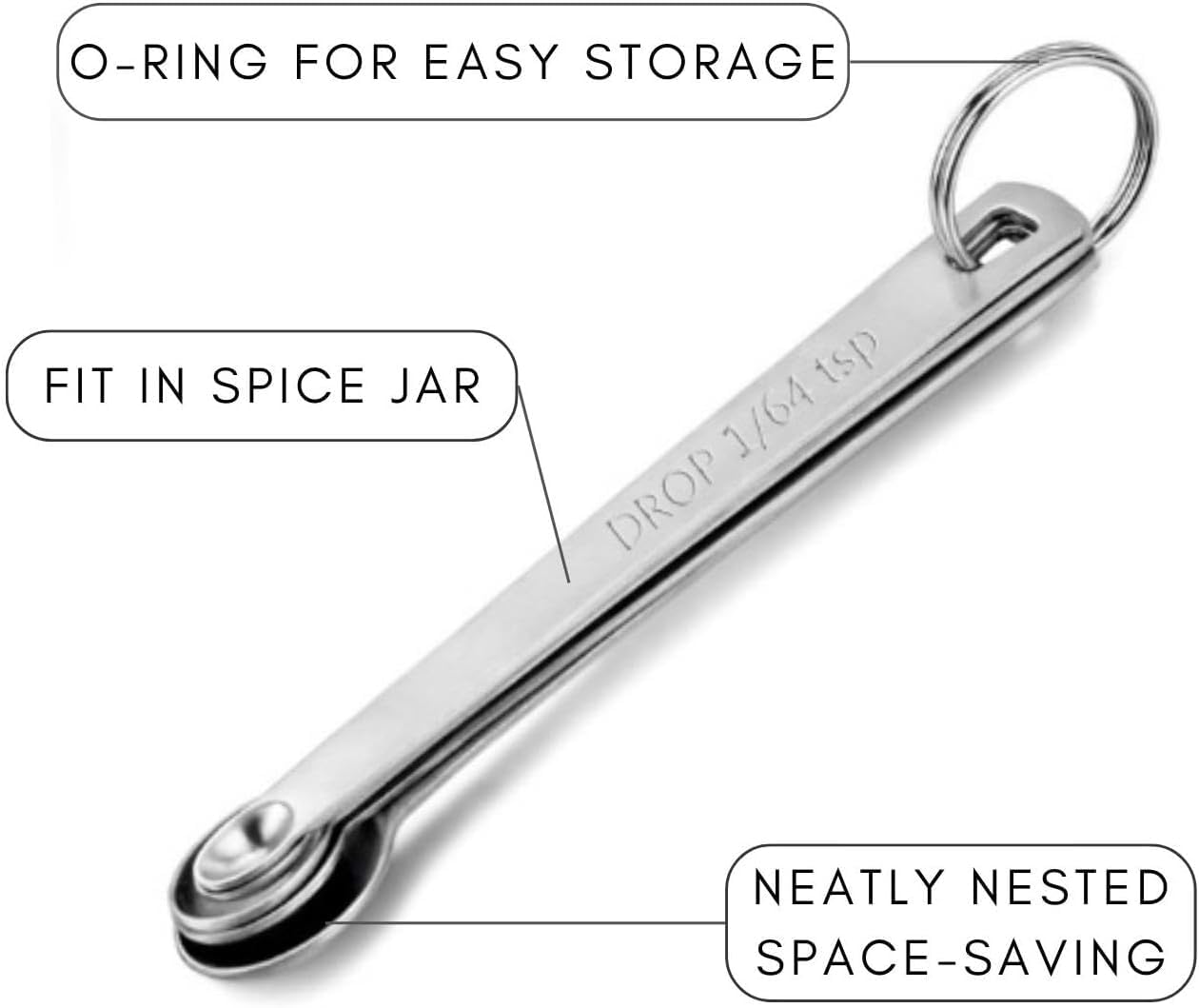 2 Pack Teaspoon Measuring Spoons (2 Count)