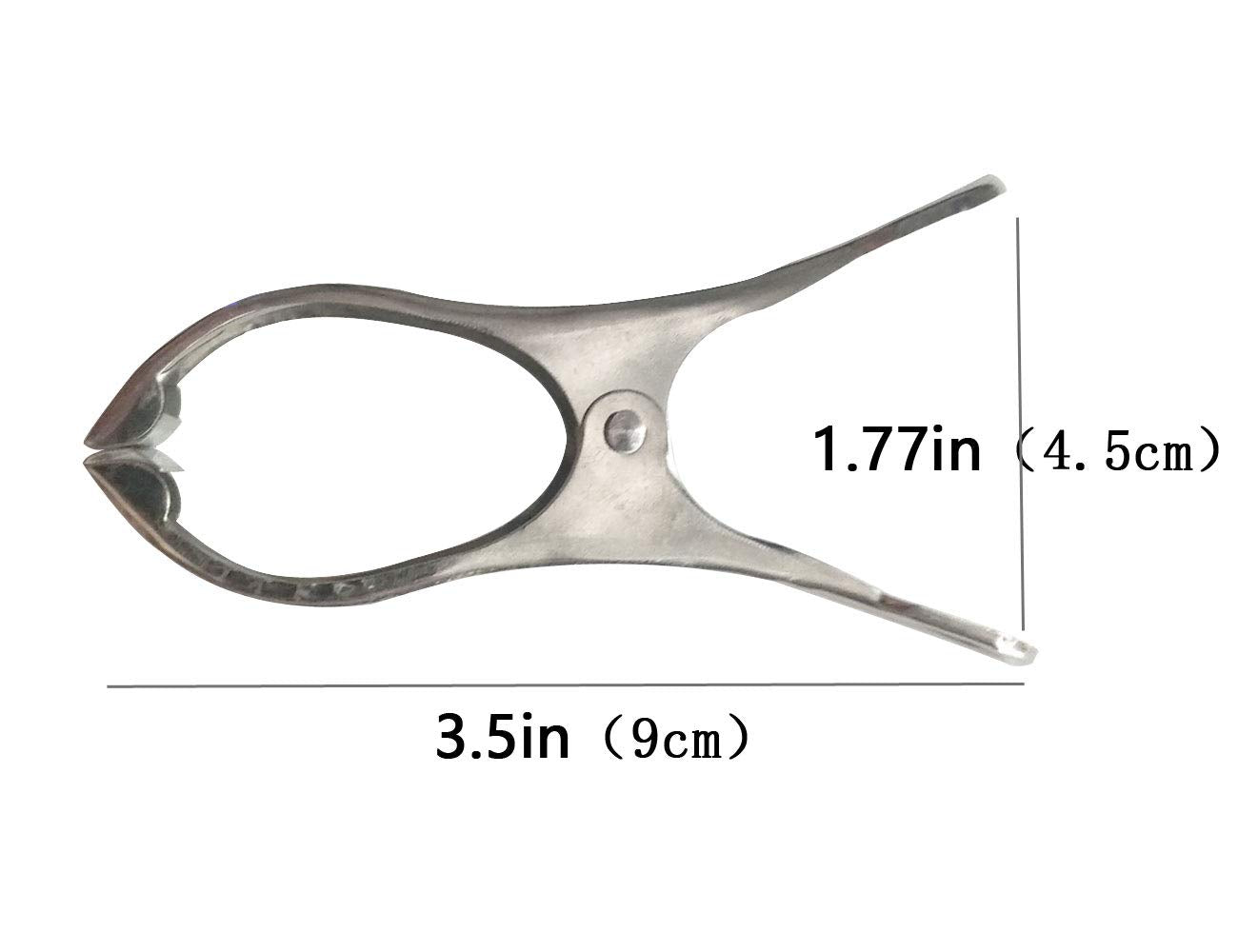 20Pack 3.5 Inch Heavy Duty Stainless Steel Large Alligator Binder Clips (20 Count)