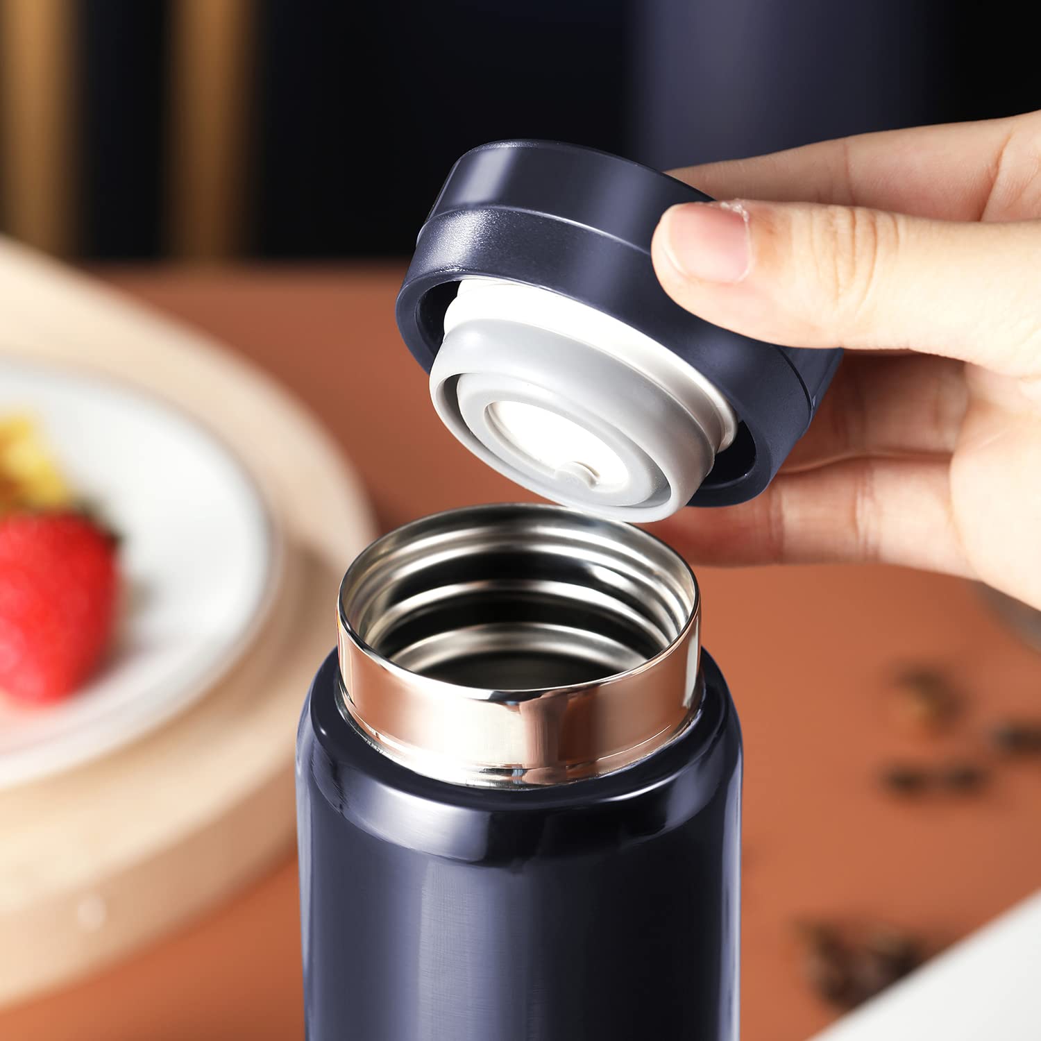 10oz Mini Water Bottle Stainless Steel Thermos Small Flask