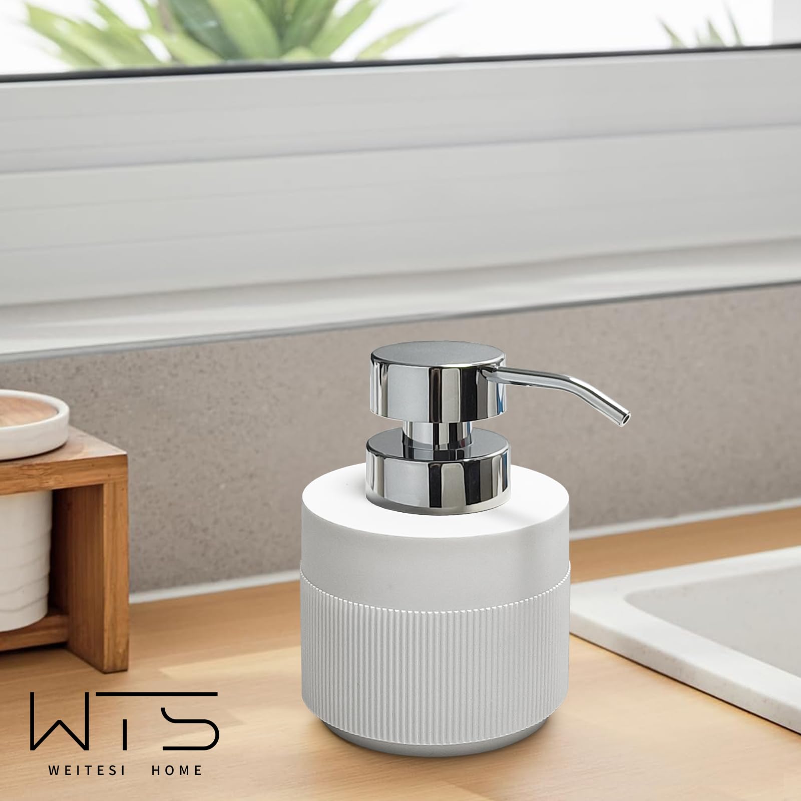 Resin Soap Dispenser for Bathroom