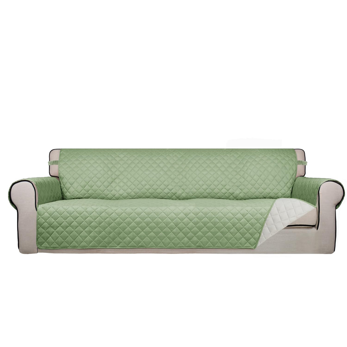 Reversible Quilted Couch Covers for Dogs Sofa Cover 4 Seater 88"