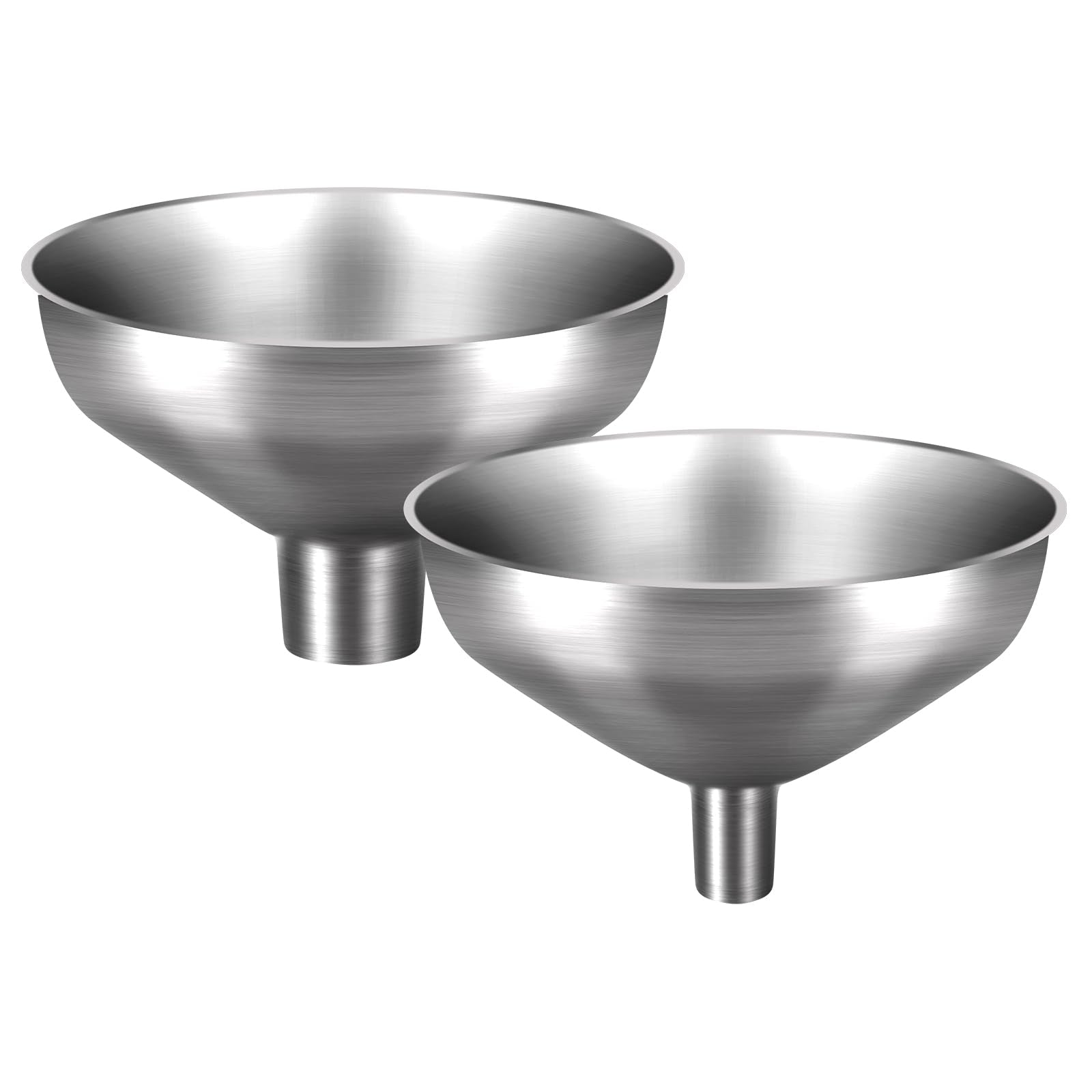 2 Pack Stainless Steel Kitchen Funnel Set (2 Count)