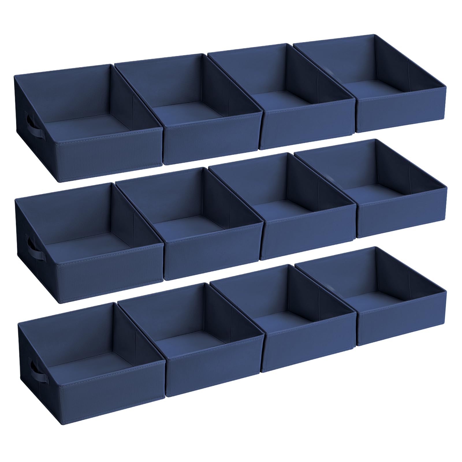 Closet Storage Bins 12 Pack (12 Count)