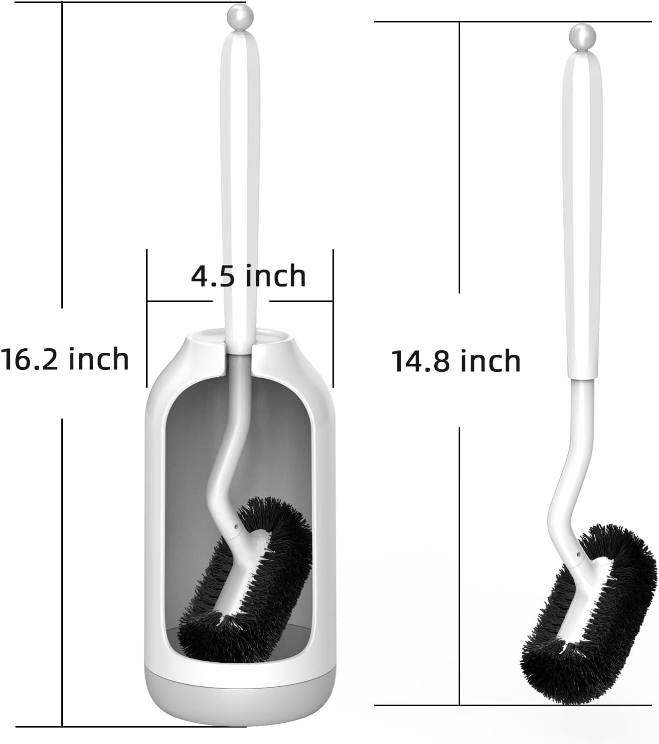 Toilet Bowl Brush Holder Set (2 Count)