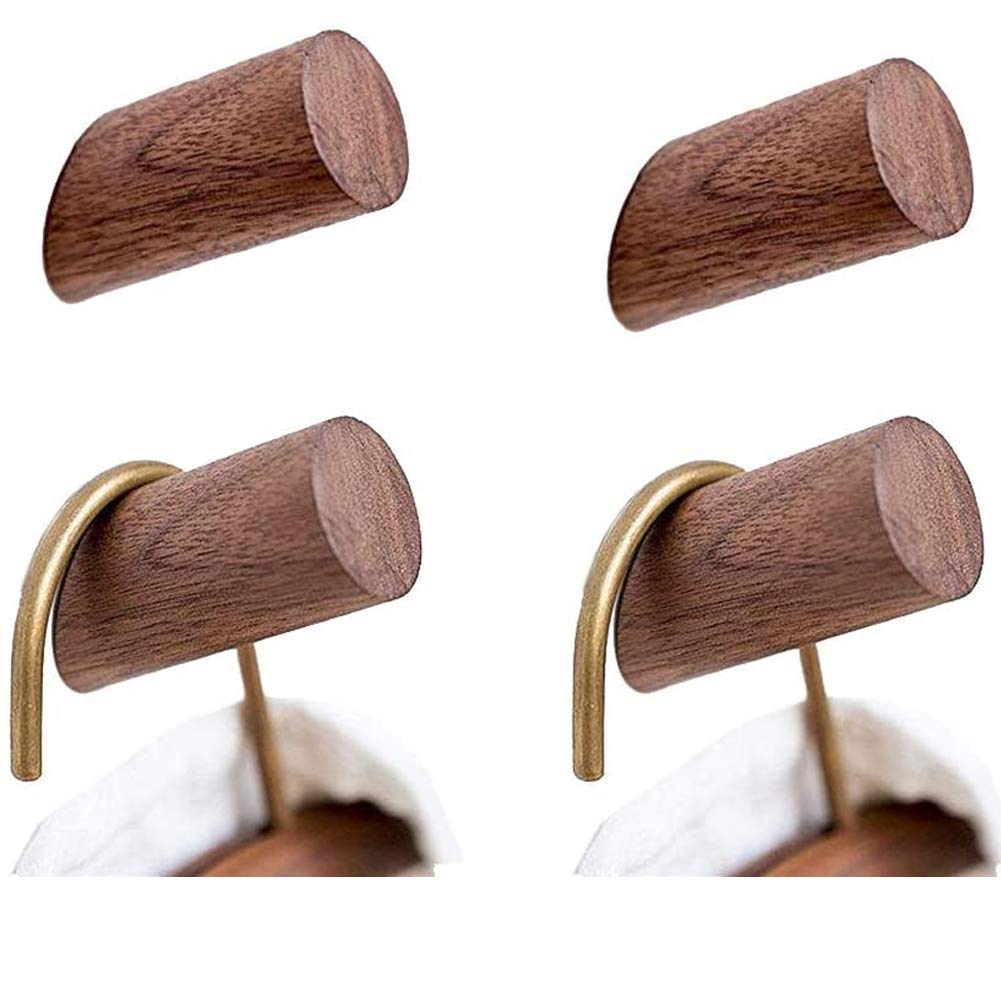 Wood Wall Hooks (4 Count)