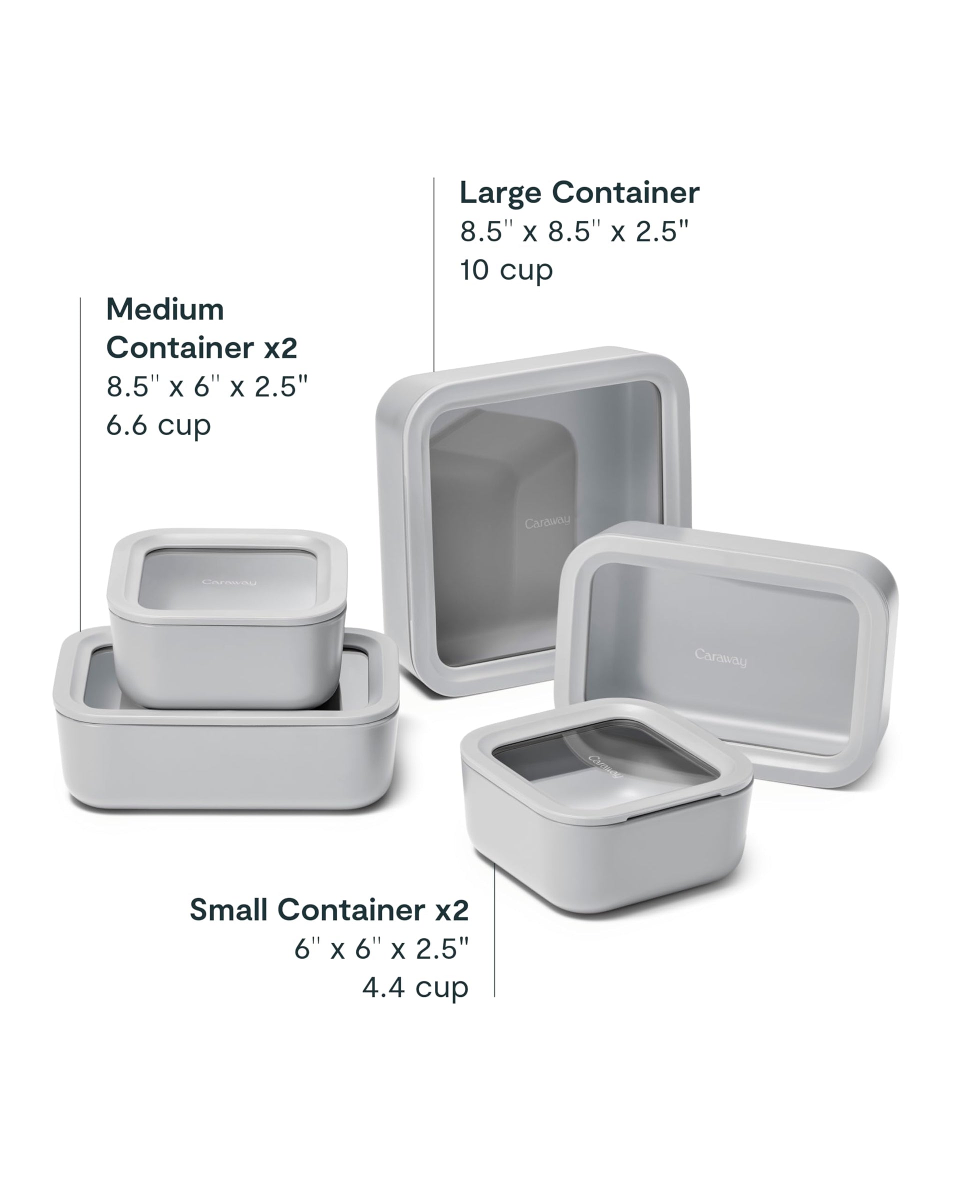 13 Piece Glass Food Storage Container Set