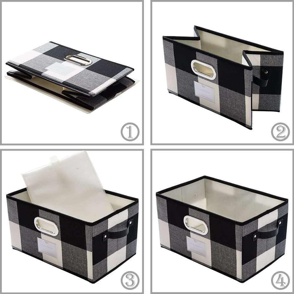 Fodable Storage Bins for Closet [3 (3 Count)