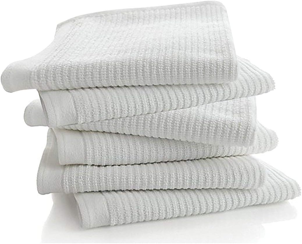 Bar Towels 16" x 19" Bar Mop Cleaning Dish Rags (6 Count)