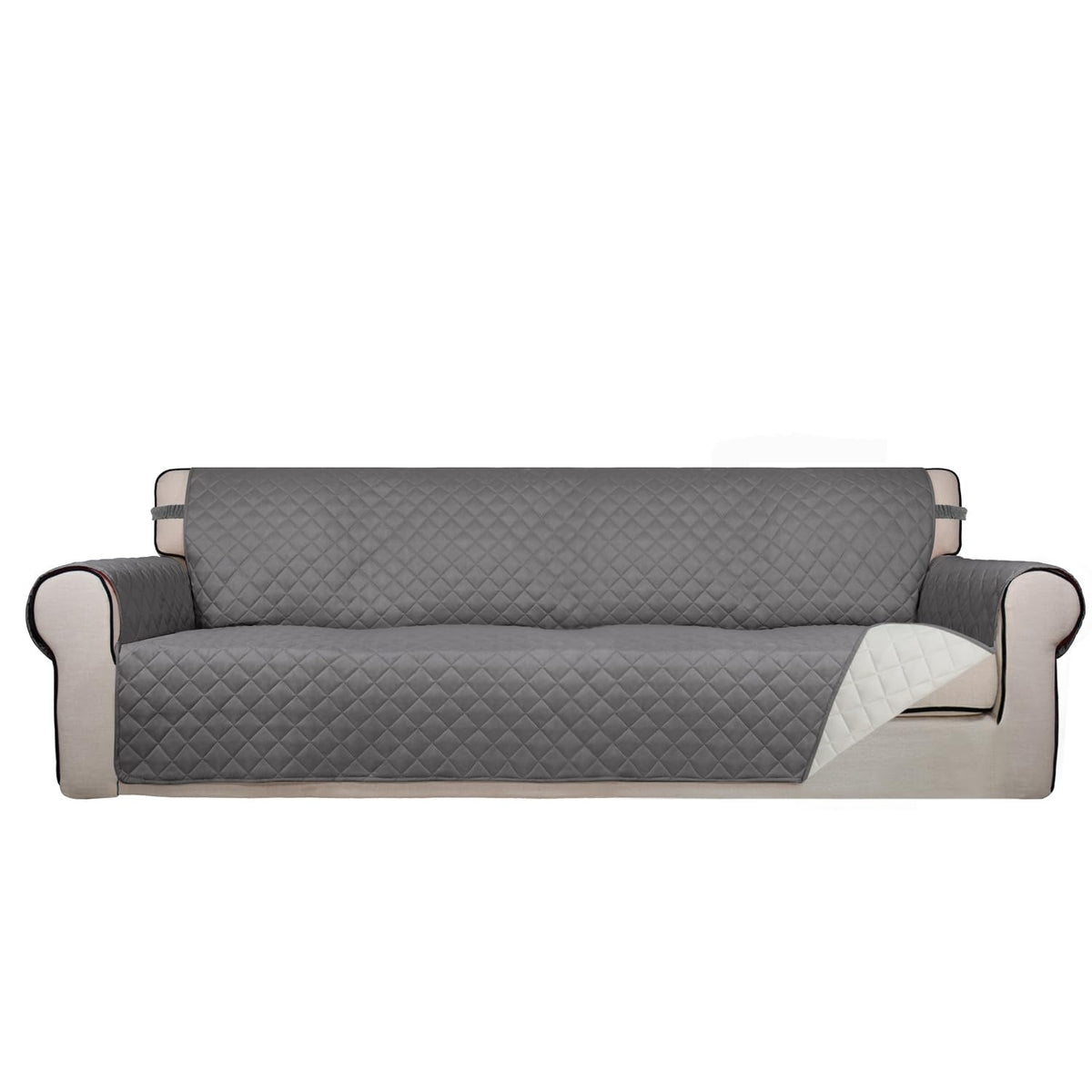 Reversible Quilted Couch Covers for Dogs Sofa Cover 4 Seater 88"