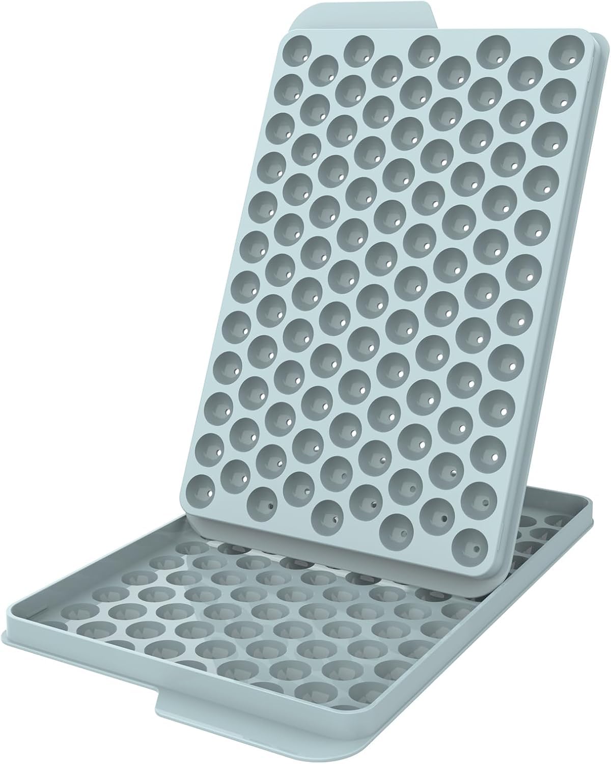 Mini Ice Cube Trays for Freezer with Lid