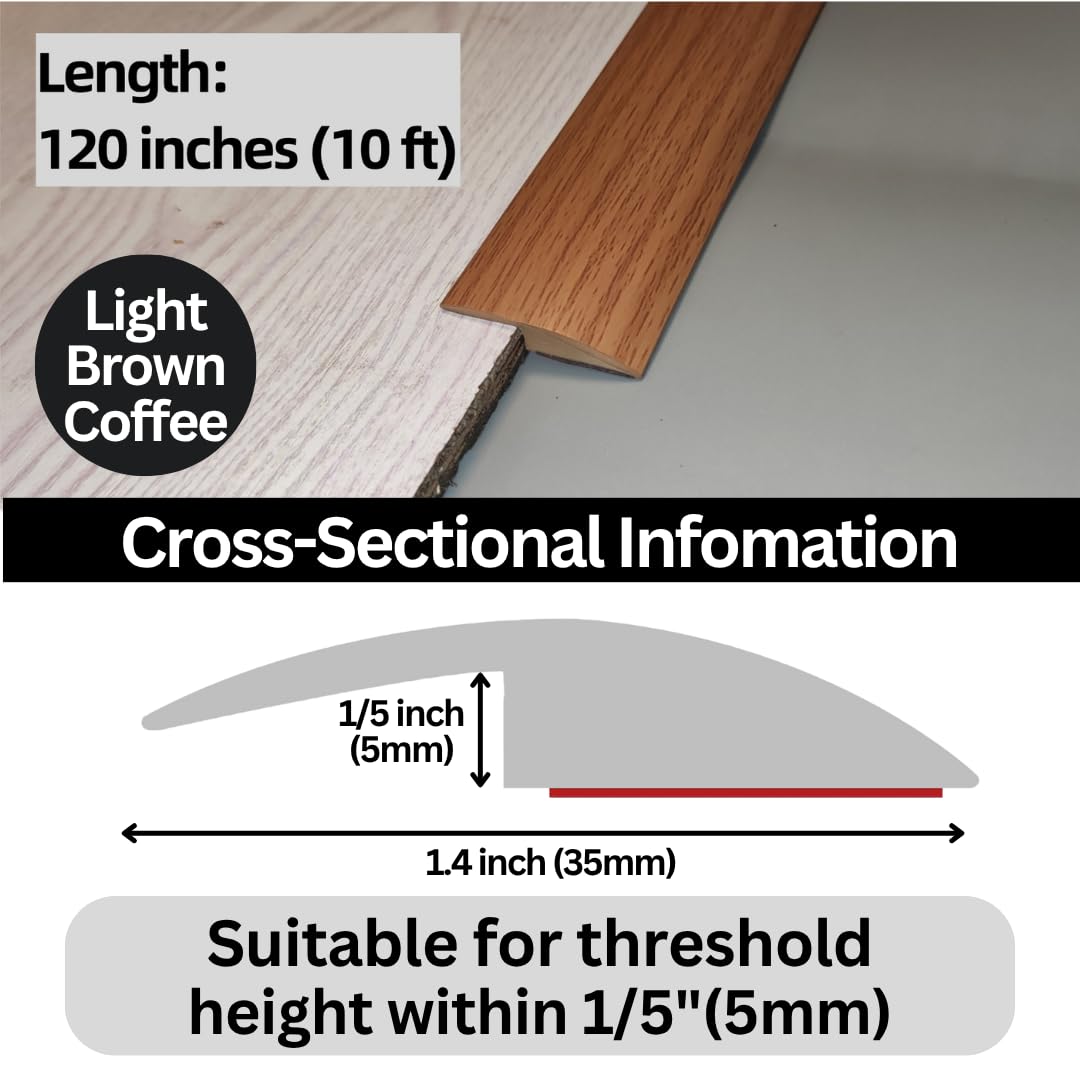 1 5 inch Height Floor Transition Strip