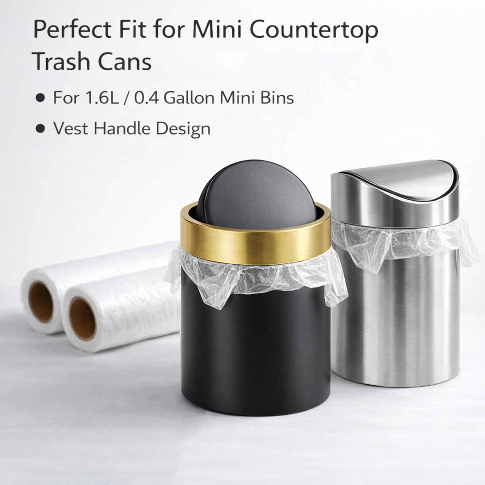 Mini Trash Bags 1.6 Liter (200 Count)