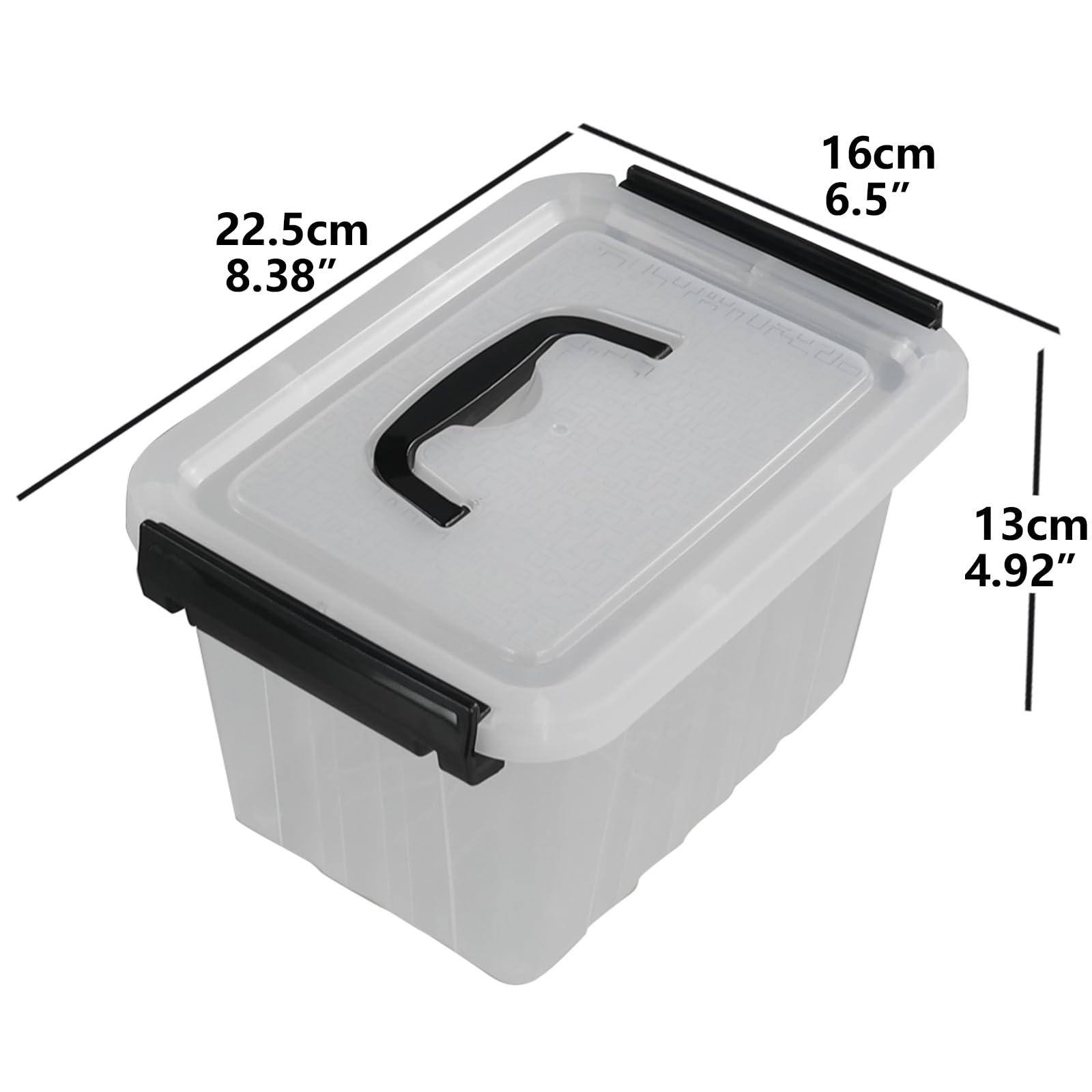 Small Plastic Storage Box (6 Count)