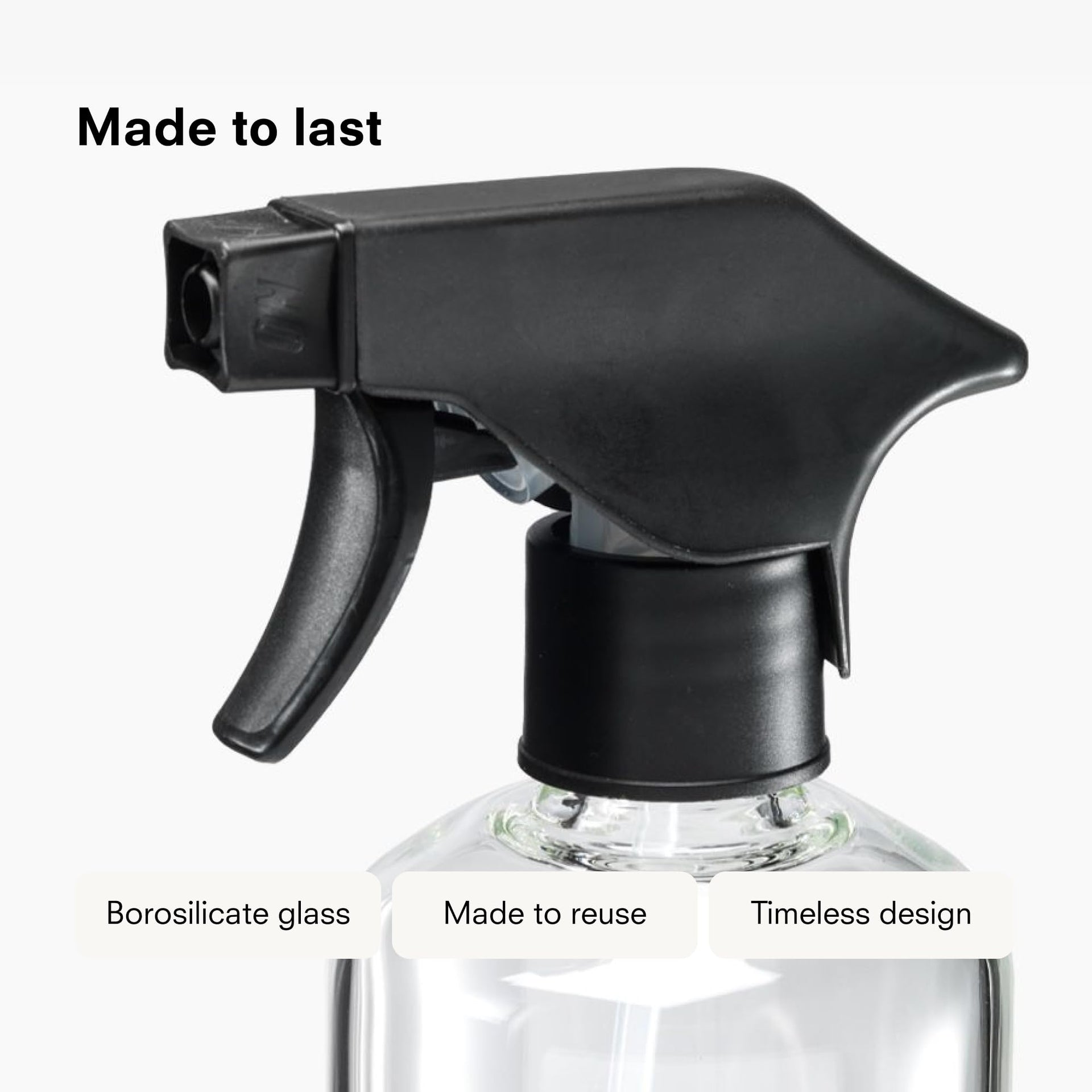 Empty Glass Spray Bottle for Multi