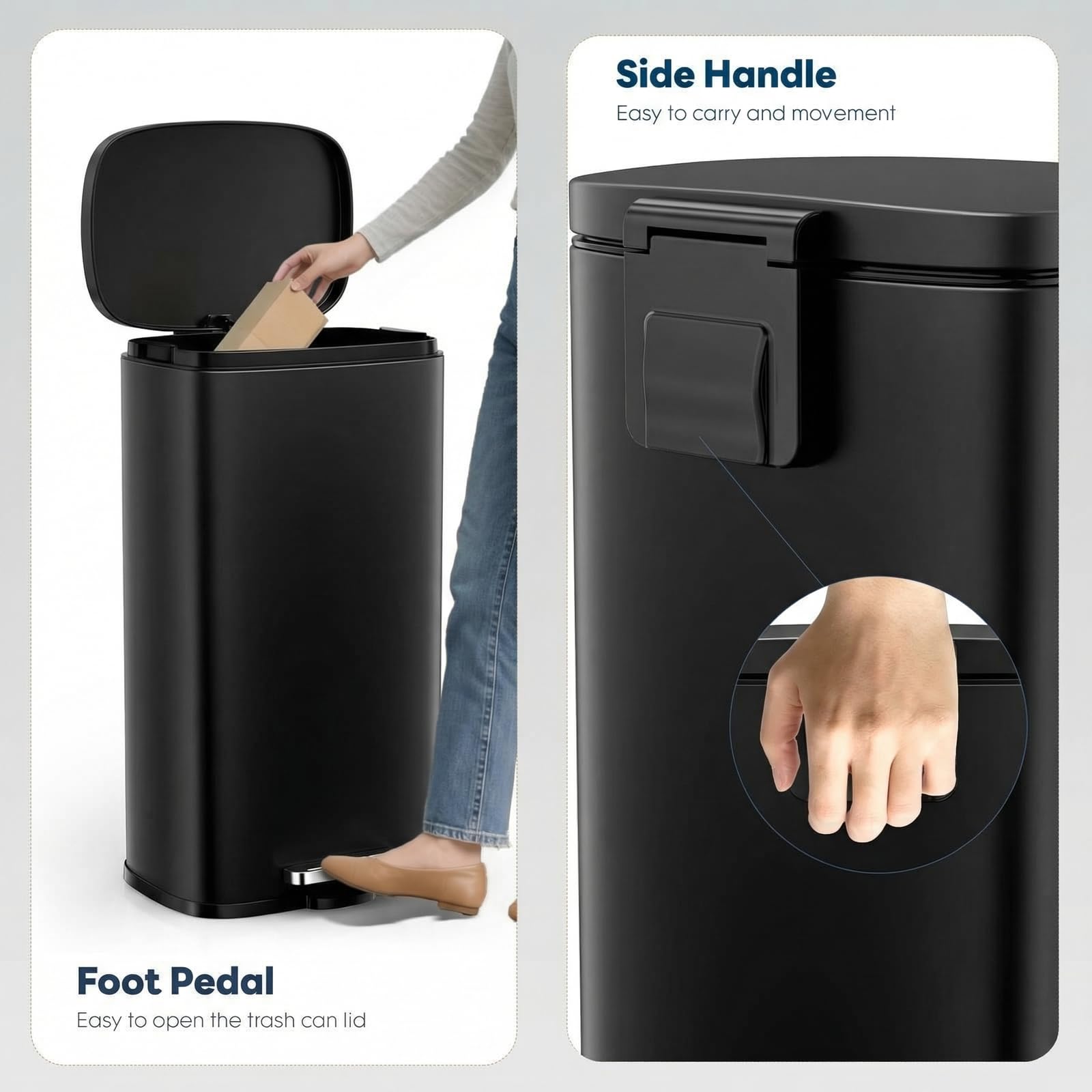 13.2 Gal Kitchen Trash Can