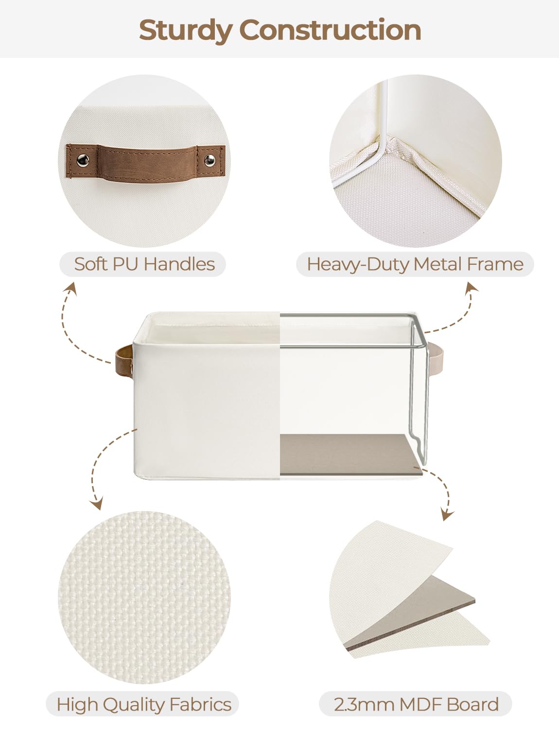 Narrow Storage Bins (2 Count)