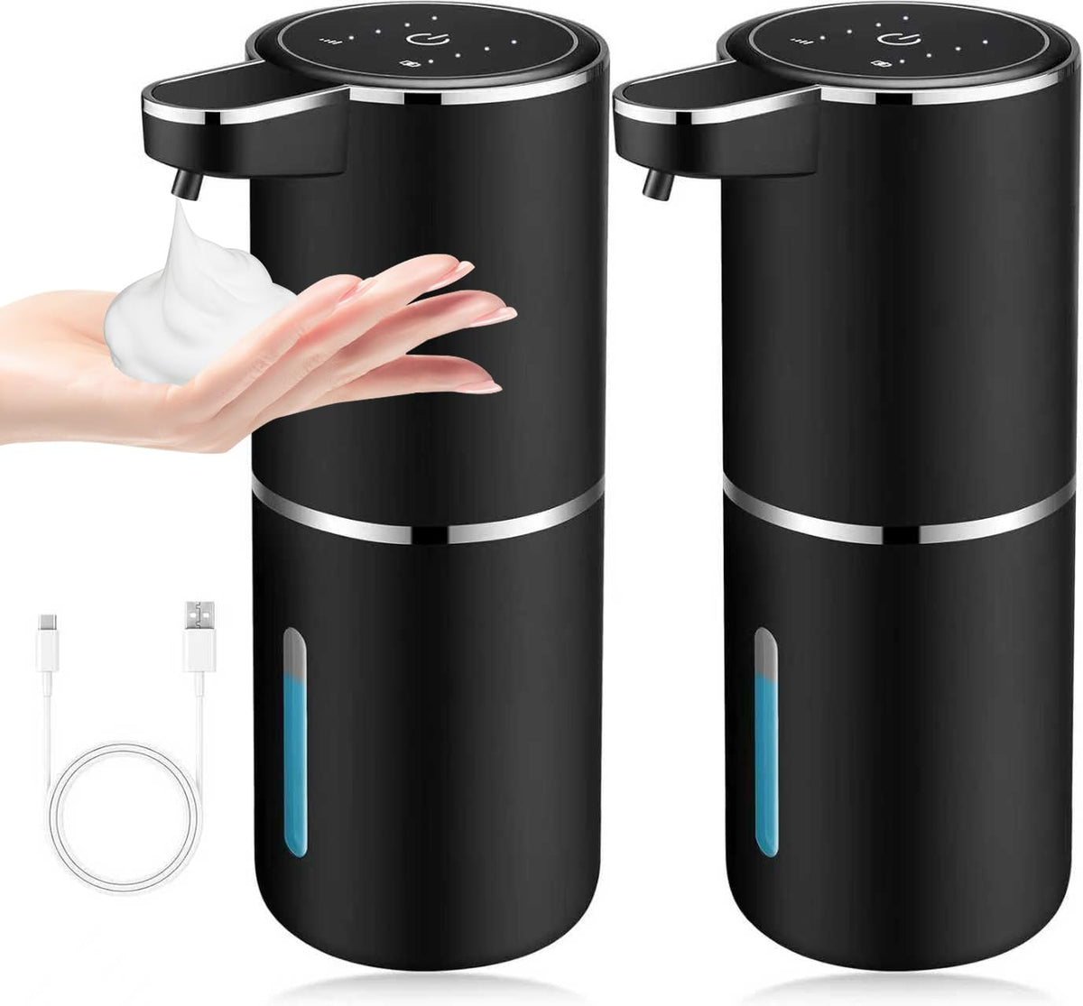 2 Pack Automatic Soap Dispensers (2 Count)