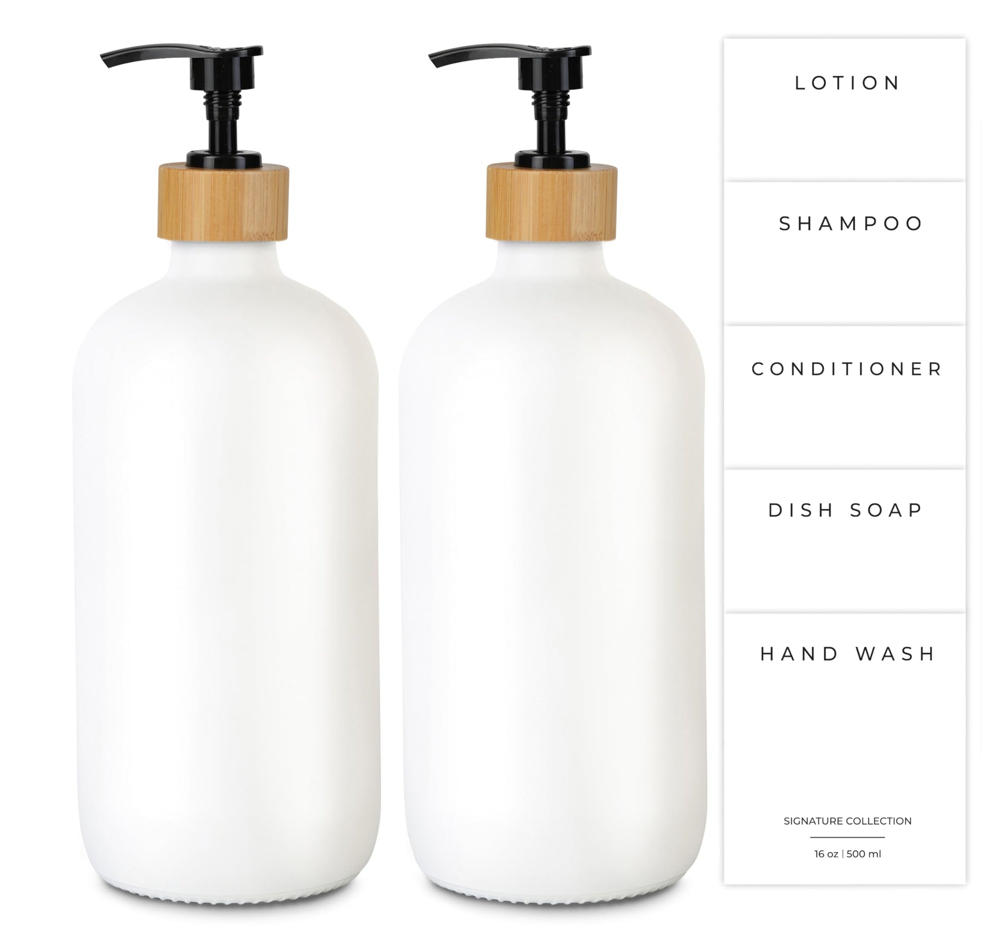 Emerson Glass Soap Dispenser Set (2 Count)