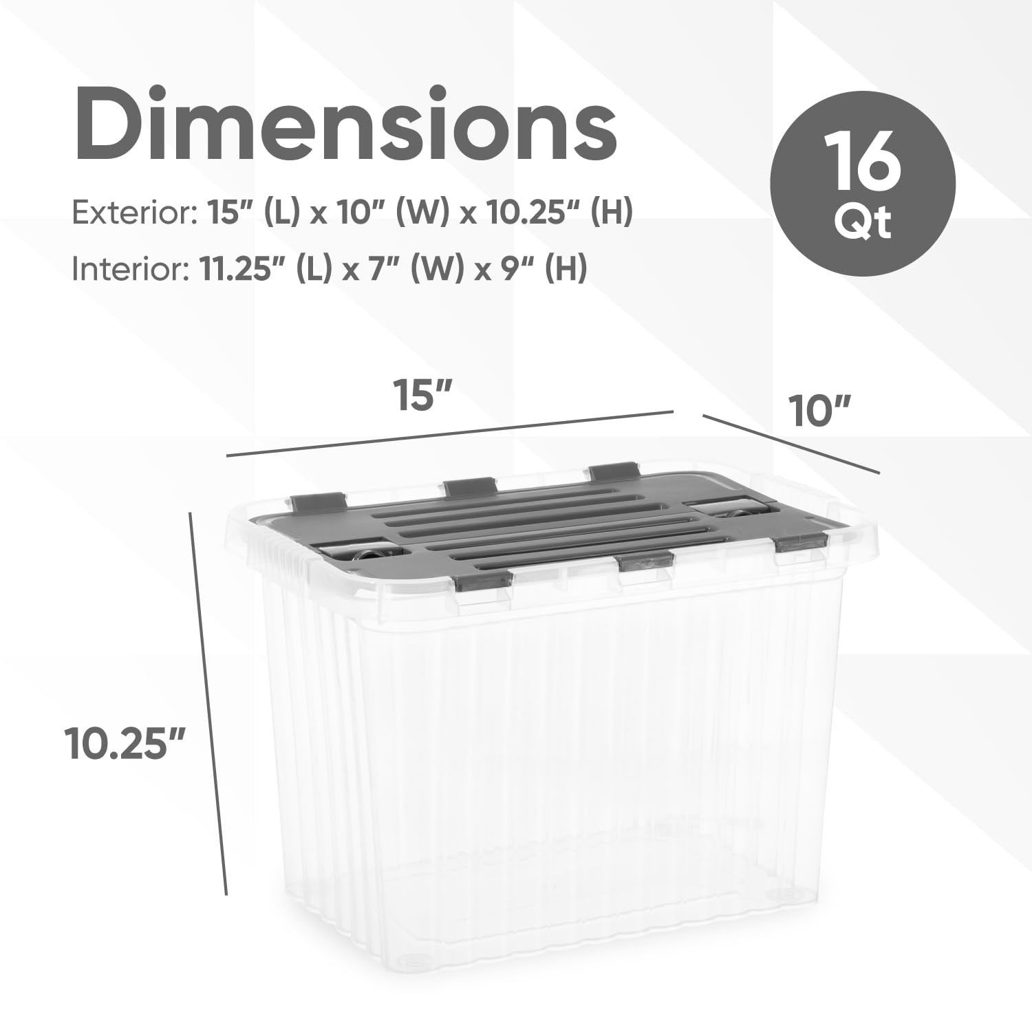Storage Bins with Lids
