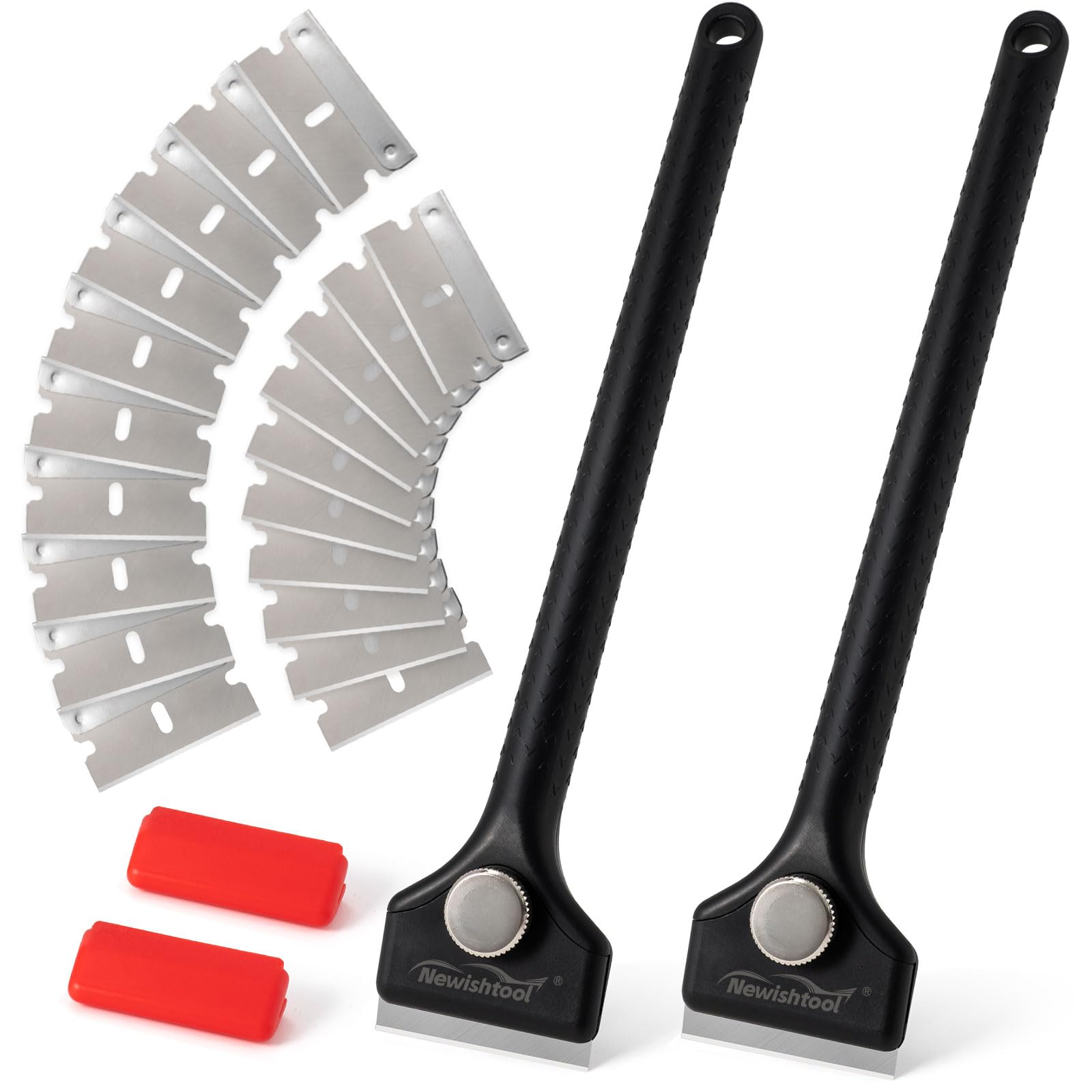 Long Handle Scraper Tool Kit 2 Pcs Razor Blade Scraper 20 Blades