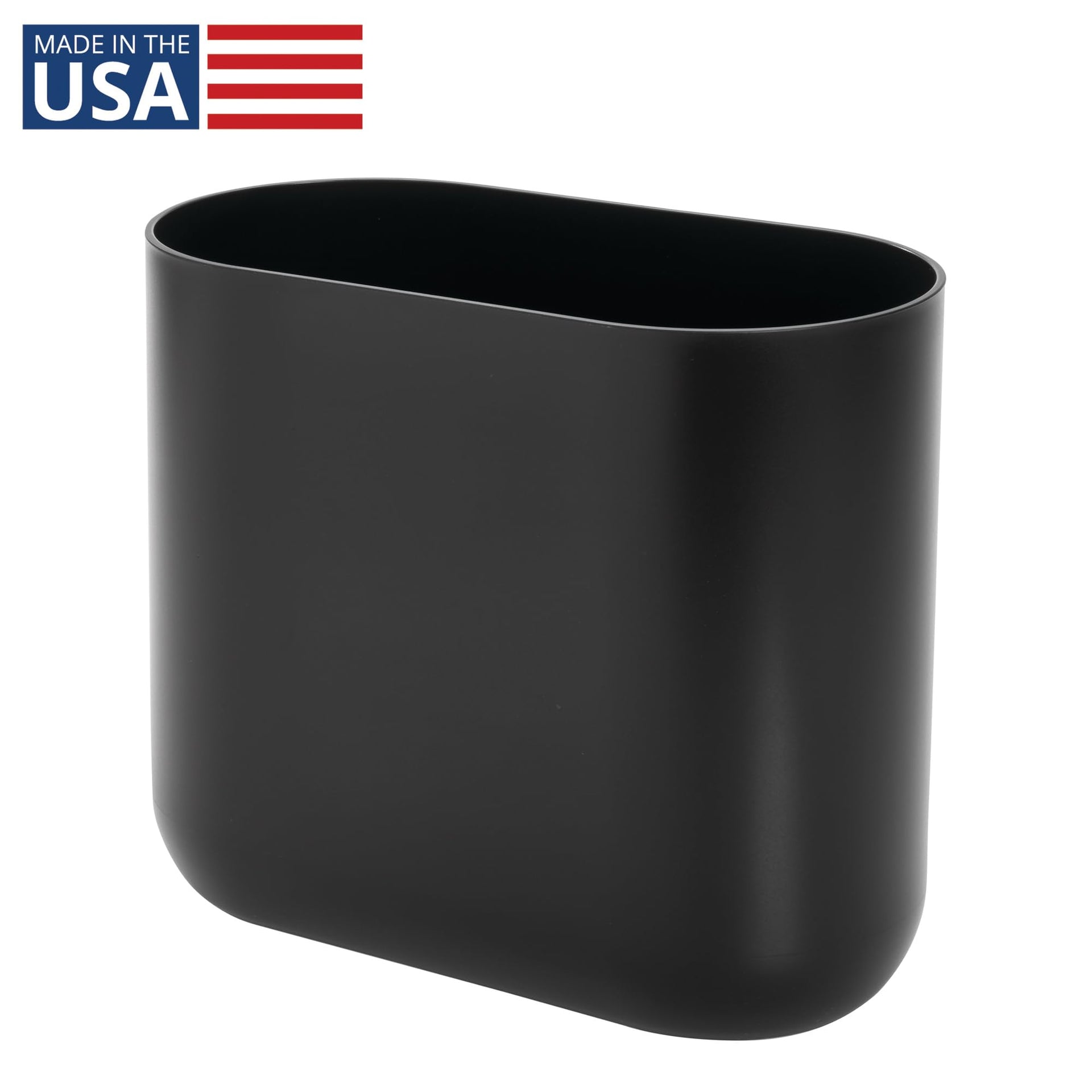 Small Slim Plastic Bathroom Trash Can