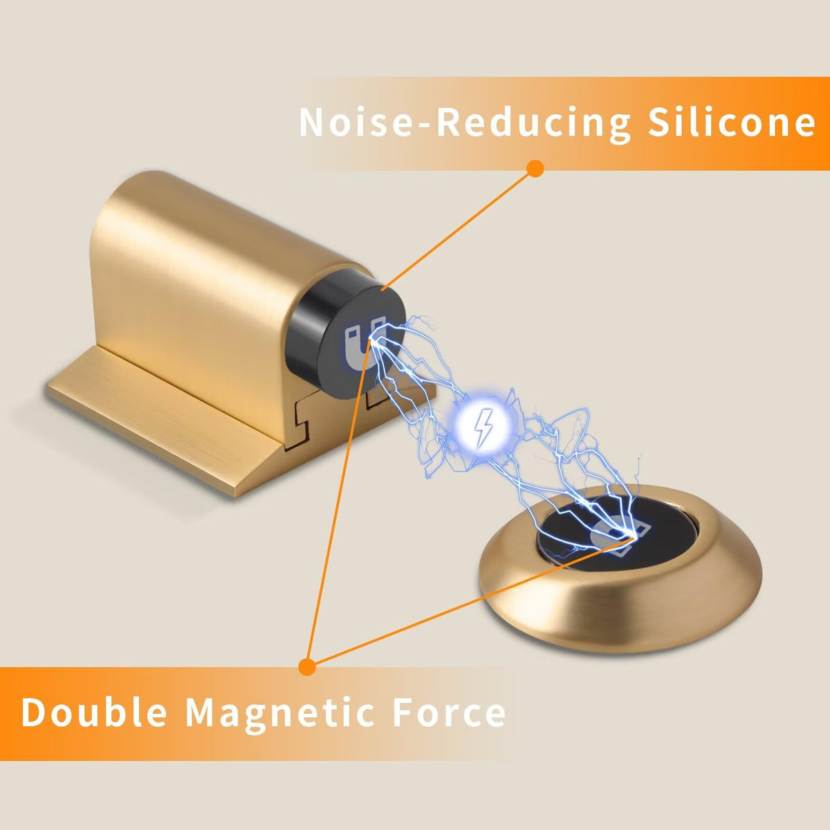 Magnetic Door Stoppers for Bottom of Door