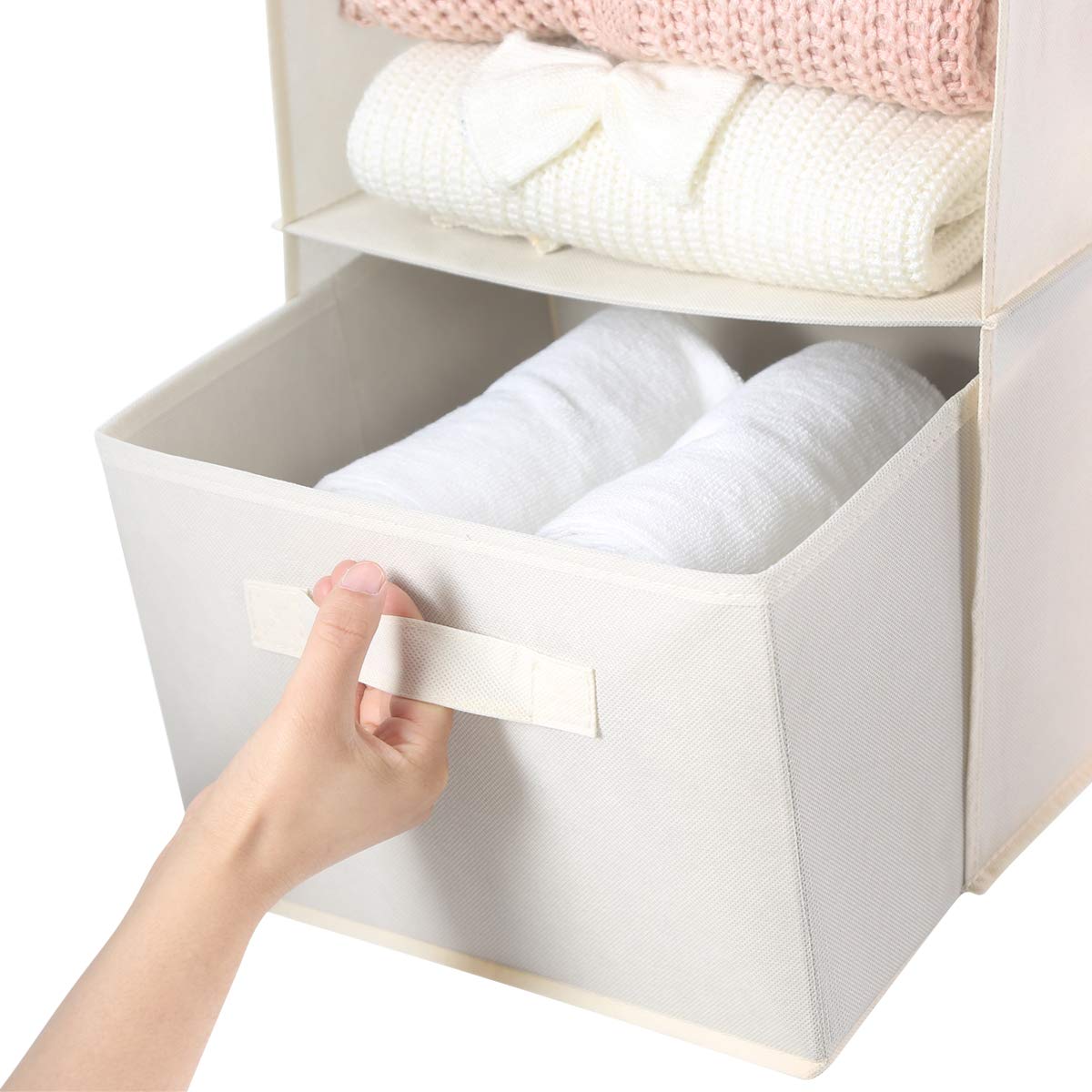 4 Shelf Hanging Closet Organizer