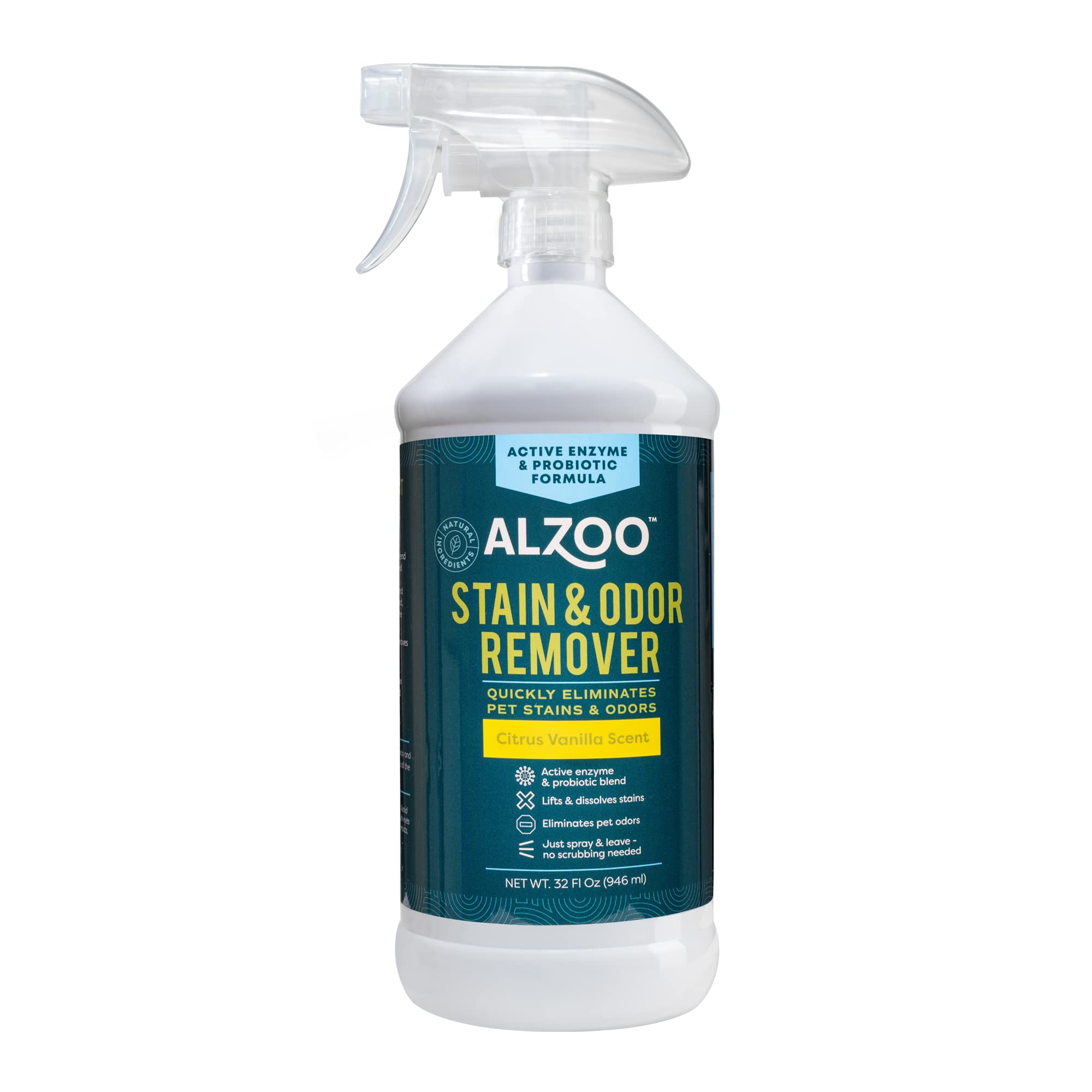 Pet Stain & Odor Remover Spray for Dog & Cat Urine (32 Fl Oz)