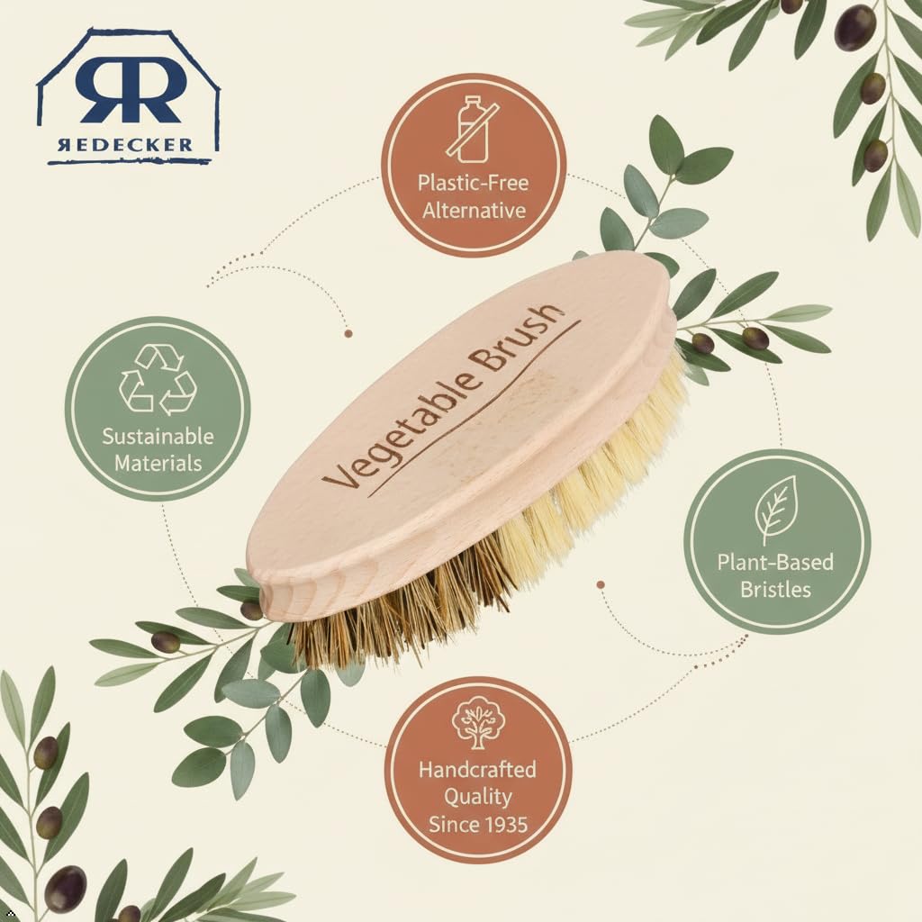 Hard and Soft Side Vegetable Brush