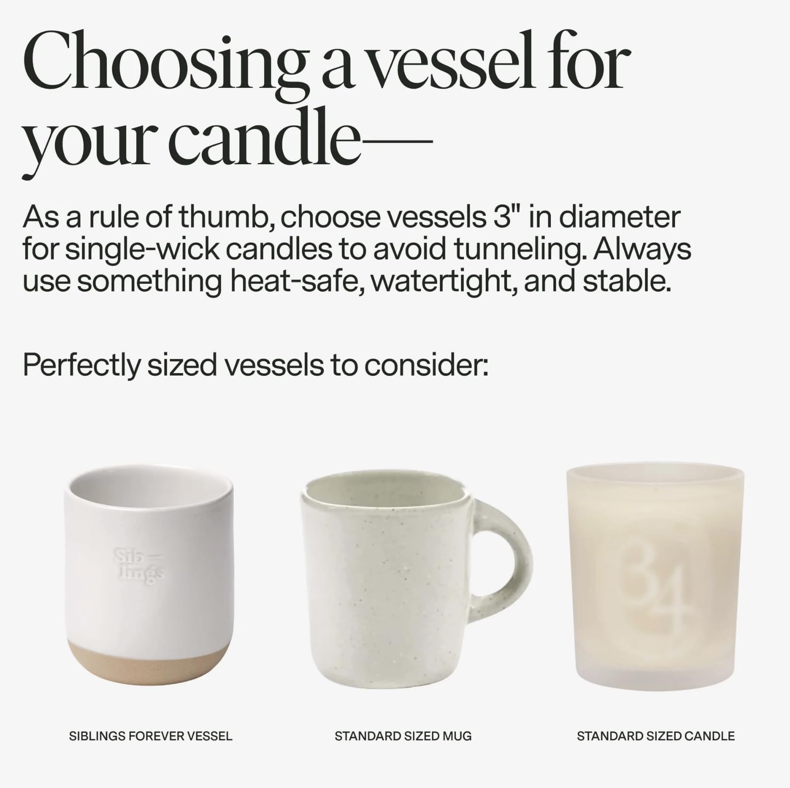 Siblings Candle Refill Kit Neroli Noir