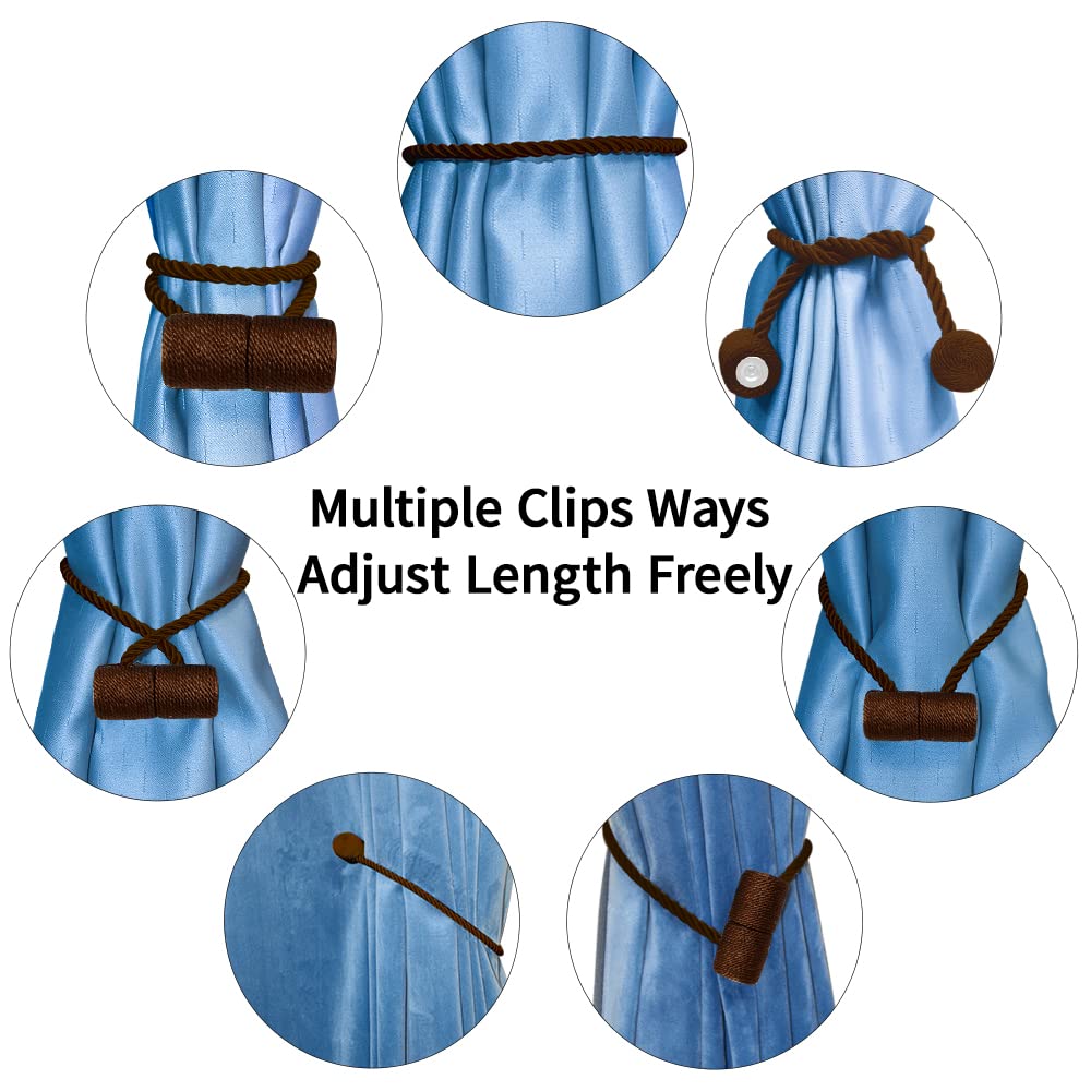 18 Inch Strong Magnetic Curtain Tiebacks (2 Count)