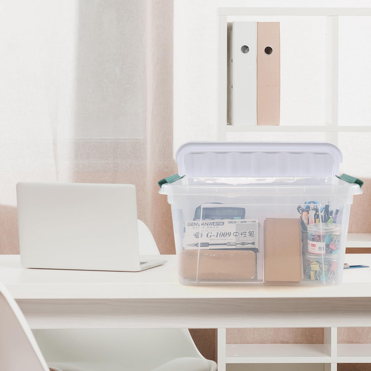 6 Pack 20 L Plastic Storage Box (6 Count)