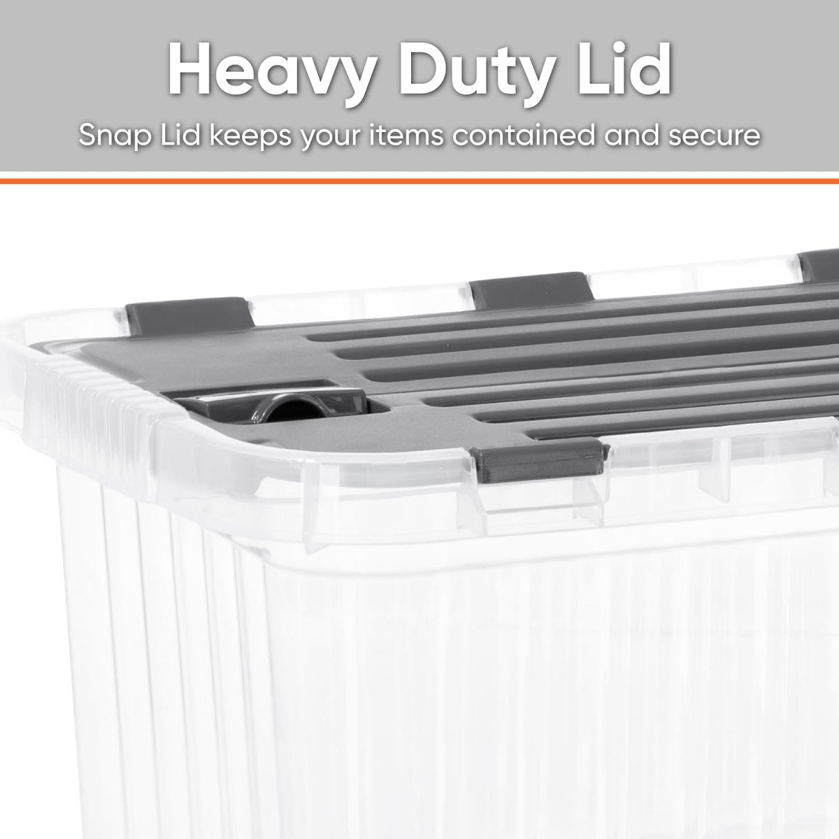 Clear Storage Box with Lid
