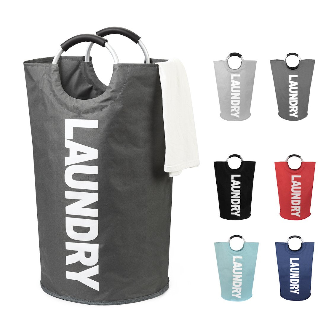 125L X Large Collapsible Washing Laundry Basket Bag - ModHome Supplies