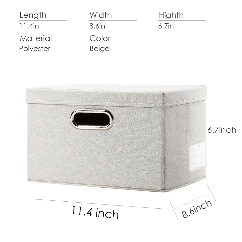 Storage Bins with Lids [3 (3 Count)
