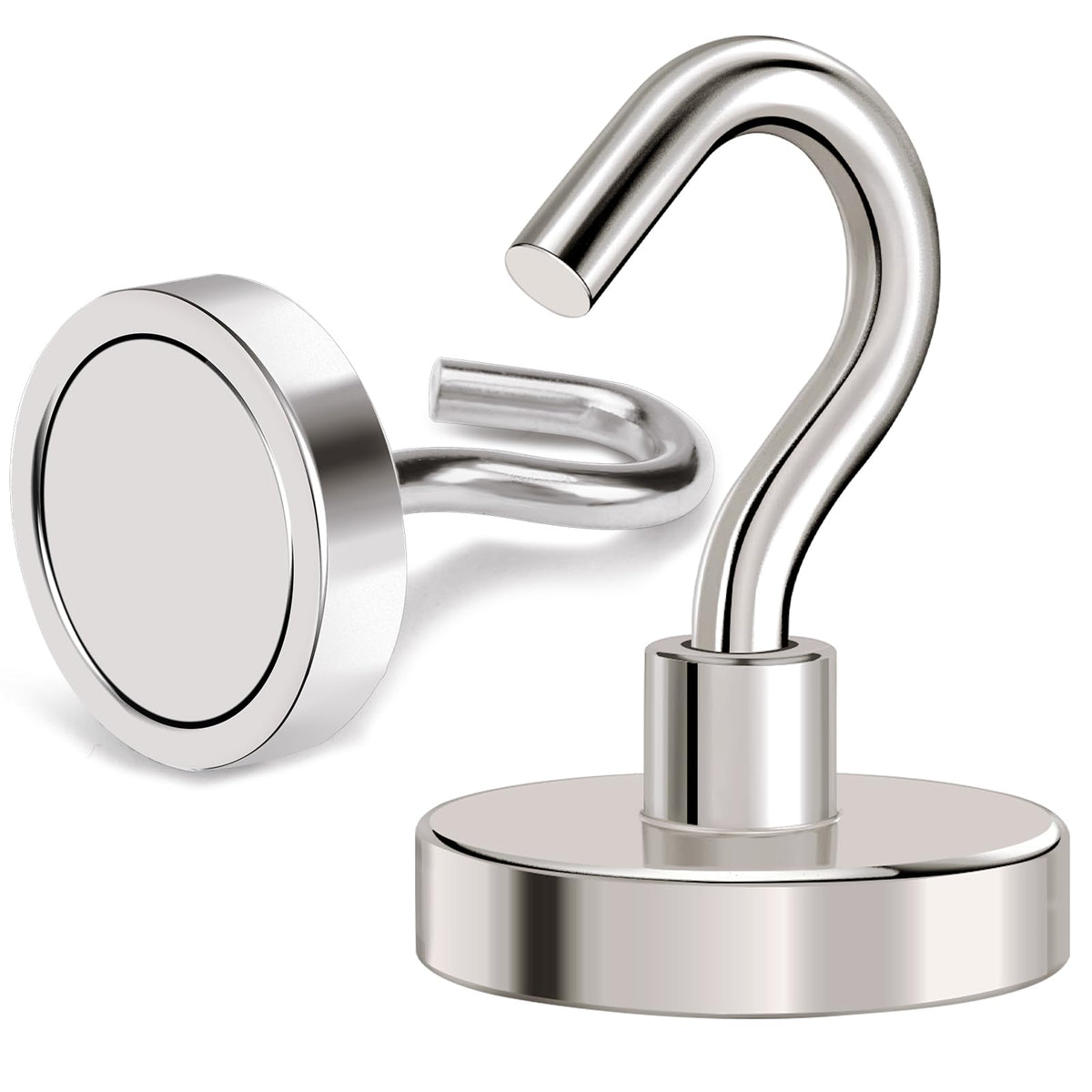 Magnetic Hooks Heavy Duty 120LB+ Strong Magnet with Hook