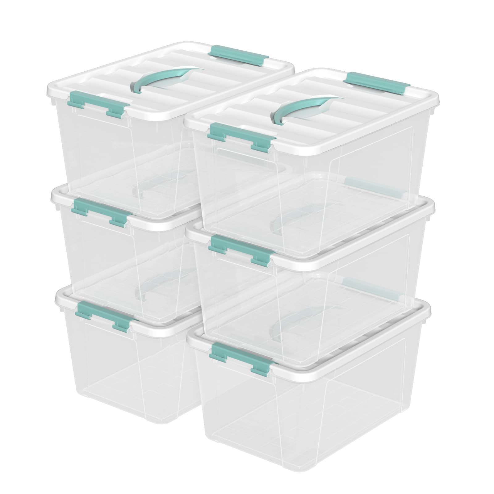 6 Pack Clear Storage Box (6 Count)
