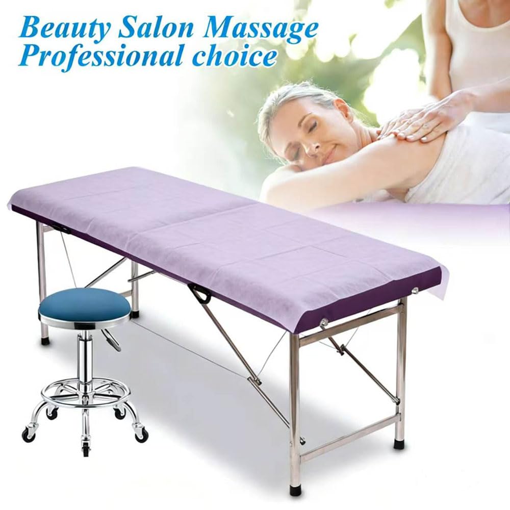 100Pcs Disposable Bed Sheets 31.5"x71"Massage Table Sheets Non (100 Count)
