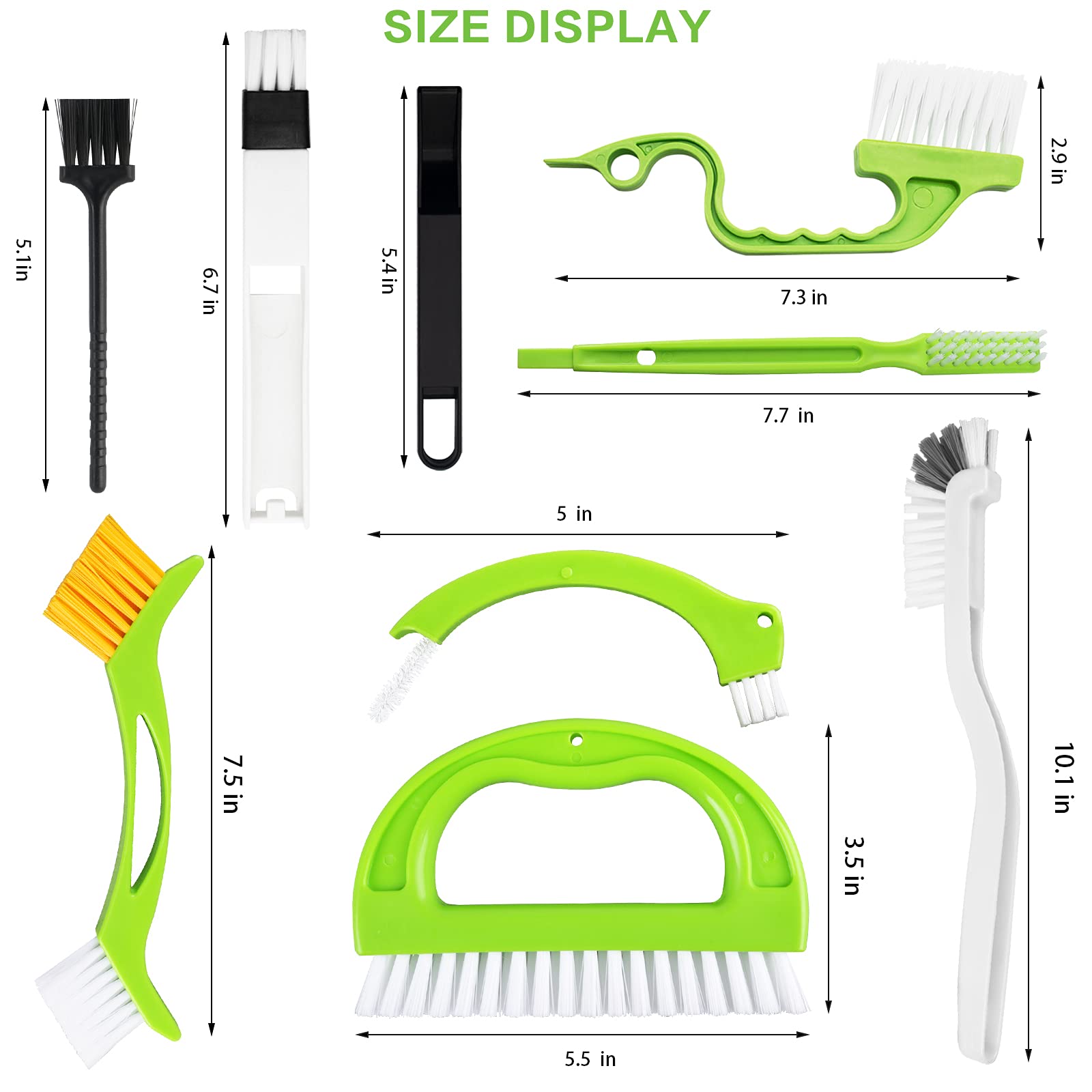 8 Pack Grout Cleaner Brush (8 Count)