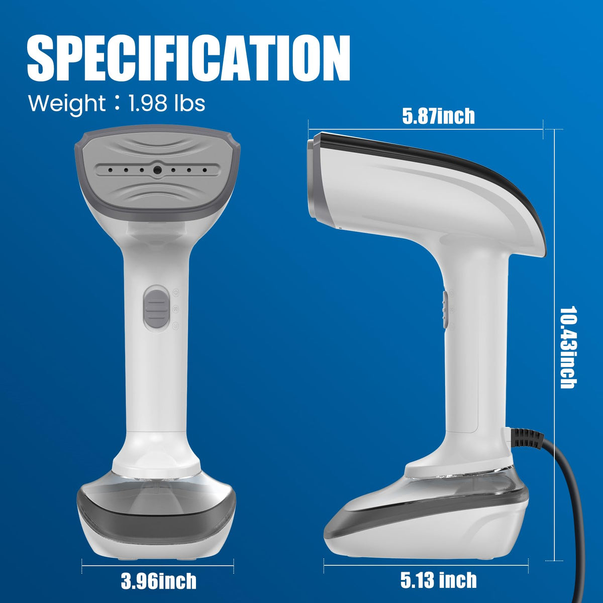 Powerful Handheld Fabric Steamer