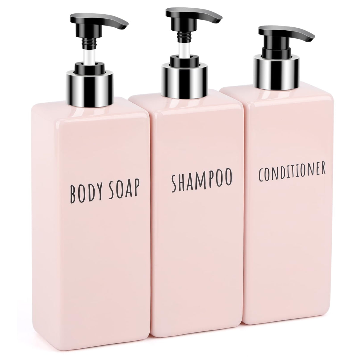 16.9oz Shower Bottles Refillable (3 Count)