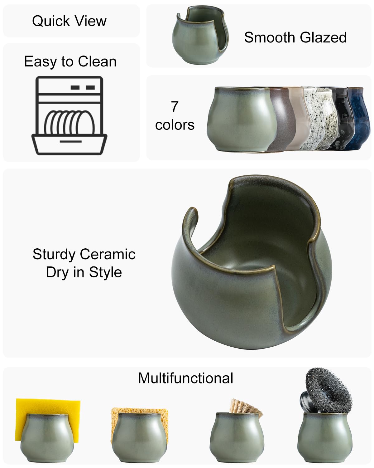 Sponge Holder for Kitchen Sink
