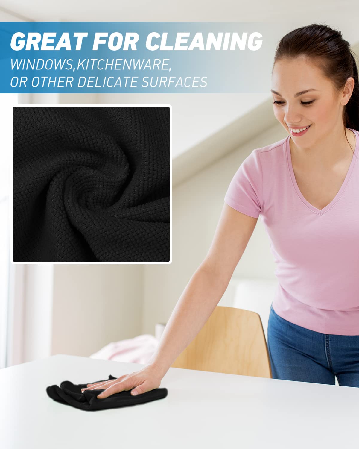Microfiber Cleaning Cloth (24 Count) - ModHome Supplies