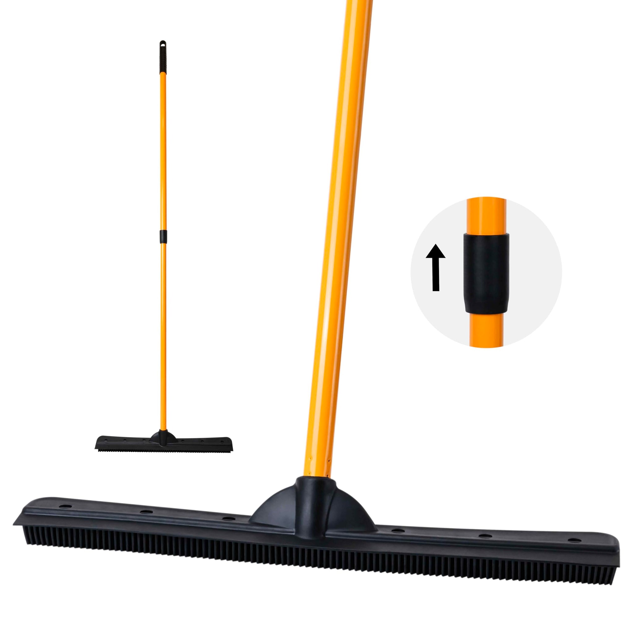 Pet Hair Removal Rubber Broom