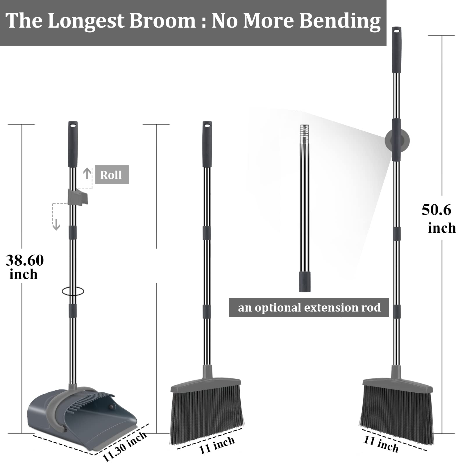 Broom and Dustpan Set