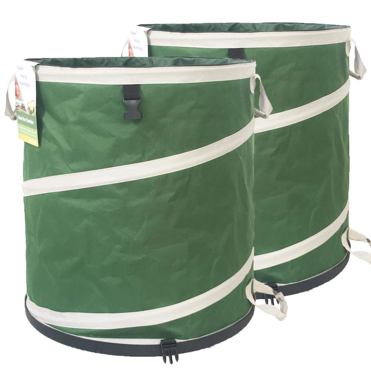 2 Pack 24 Gallon Collapsible Trash Can (2 Count)