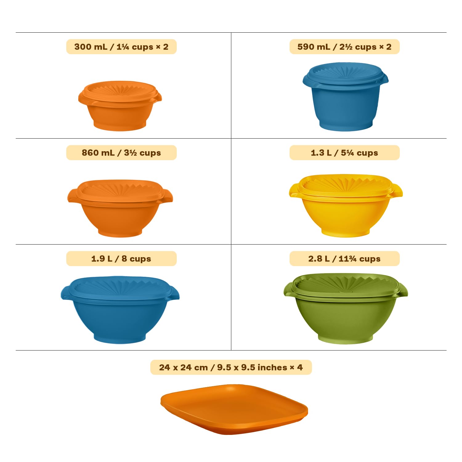 Heritage 30 Piece Get it All Retro Color Collection Set